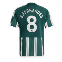 Billiga Manchester United Bruno Fernandes #8 Borta fotbollskläder 2023-24 Kortärmad